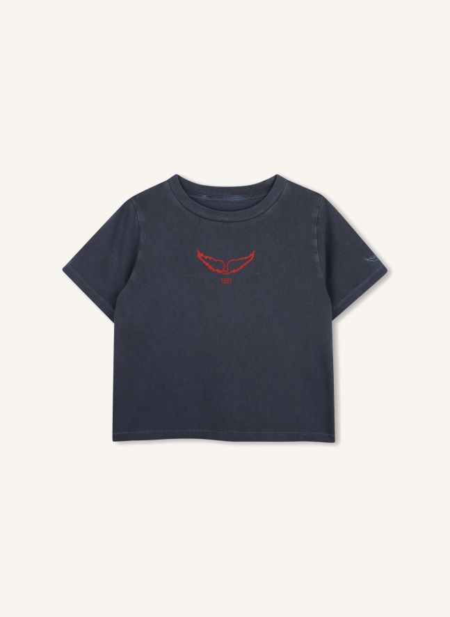 T-shirt Ailes  | Bleu marine