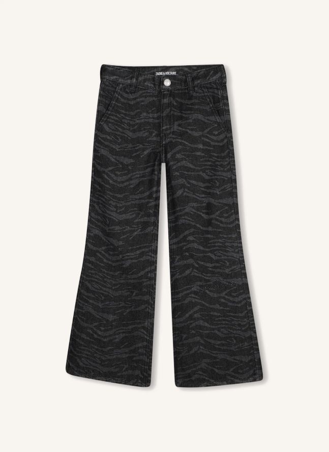 Jean Victoria Zèbre | Denim noir