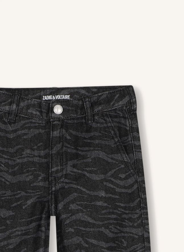Jean Victoria Zèbre | Denim noir