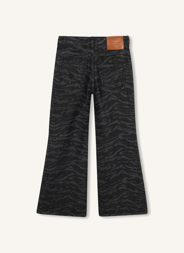 Jean Victoria Zèbre | Denim noir