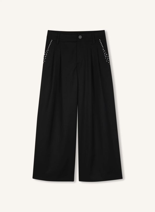 Pantalon à Pinces Adel | Noir