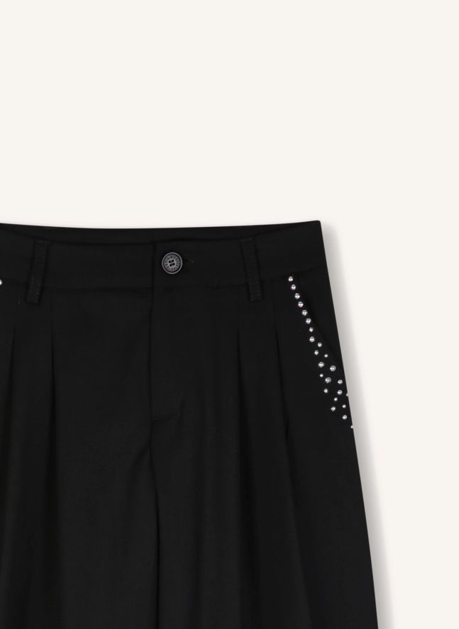 Pantalon à Pinces Adel | Noir