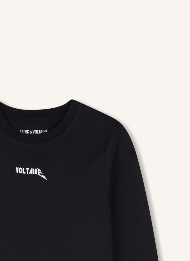 T-shirt Voltaire Coton Bio | Noir