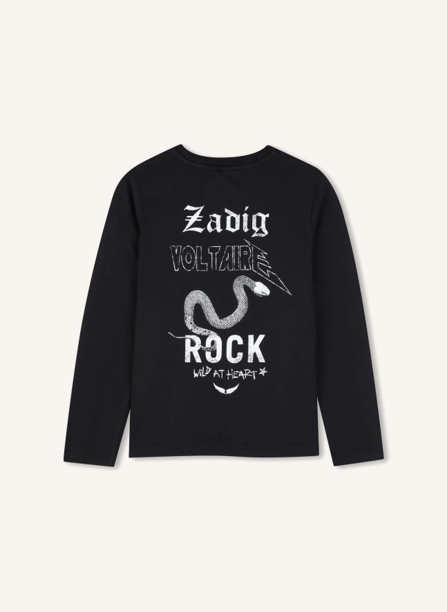 T-shirt Voltaire Coton Bio | Noir