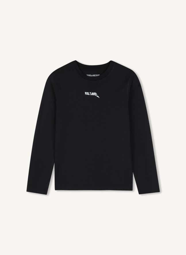 T-shirt Voltaire Coton Bio | Noir