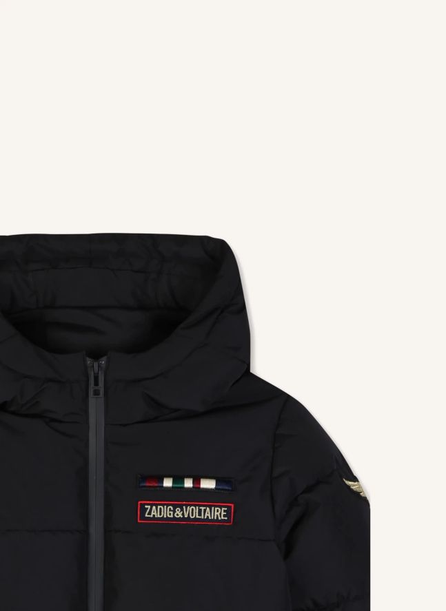 Chaqueta de plumón con escudo Zadig and Voltaire | Negro