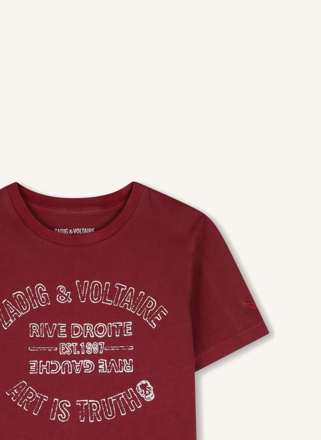 T-shirt Voltaire Paris Coton Bio | Blanc