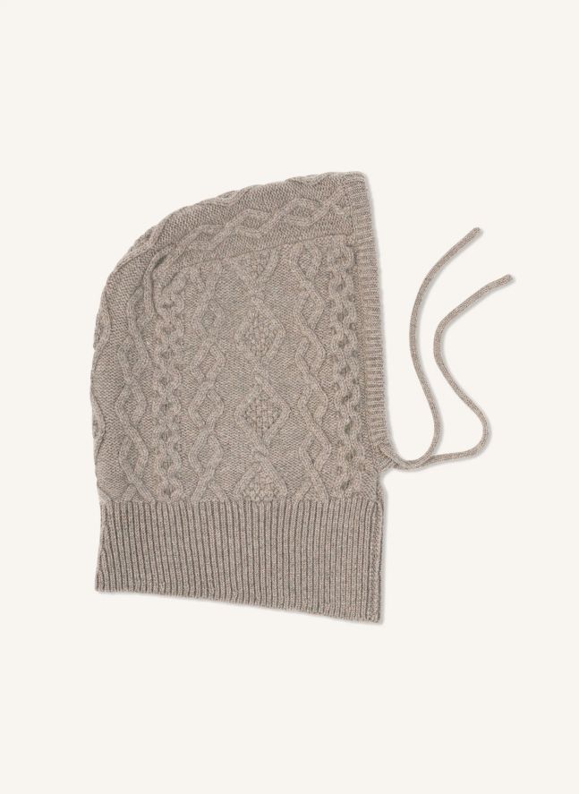 Cagoule Suzie Cachemire | Marron glacé