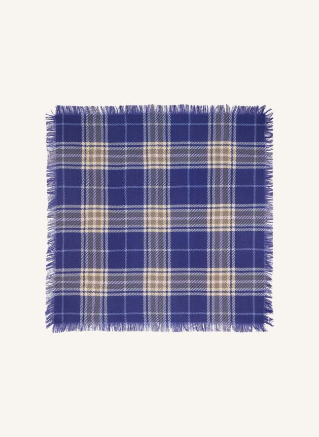 Mini Carré Swann Tartan Cachemire | Violet
