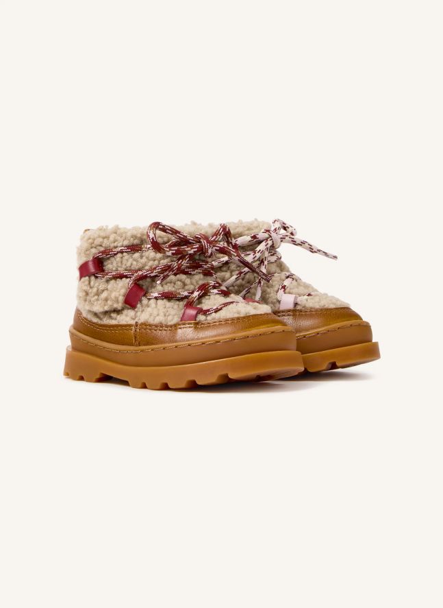 Bottines Fourrées Twins | Marron clair 