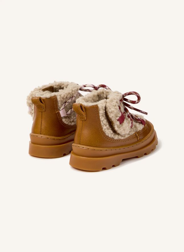 Bottines Fourrées Twins | Marron clair 