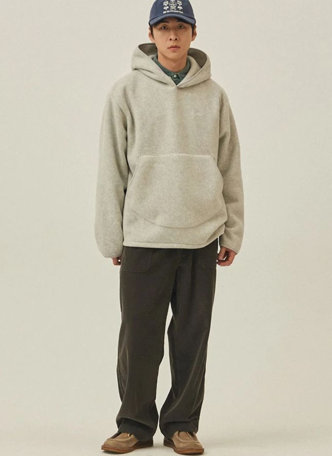Pantalon Fatigue Velours Côtelé | Gris anthracite