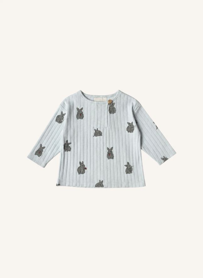 T-shirt Orso Lapins Coton Bio | Bleu Clair