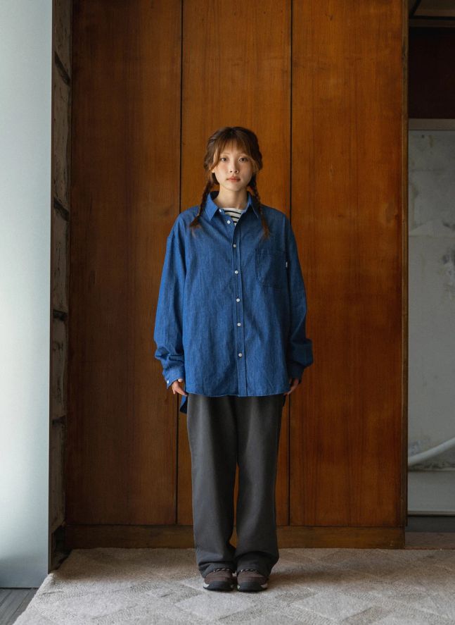 Chemise Cambray | Bleu marine