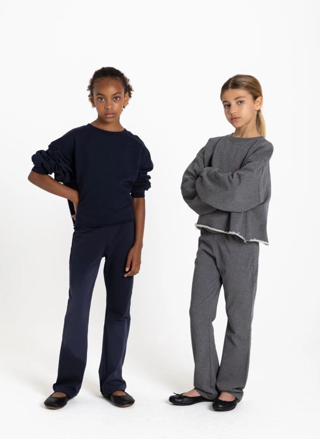 Sweat Kensington Coton Bio | Gris chiné