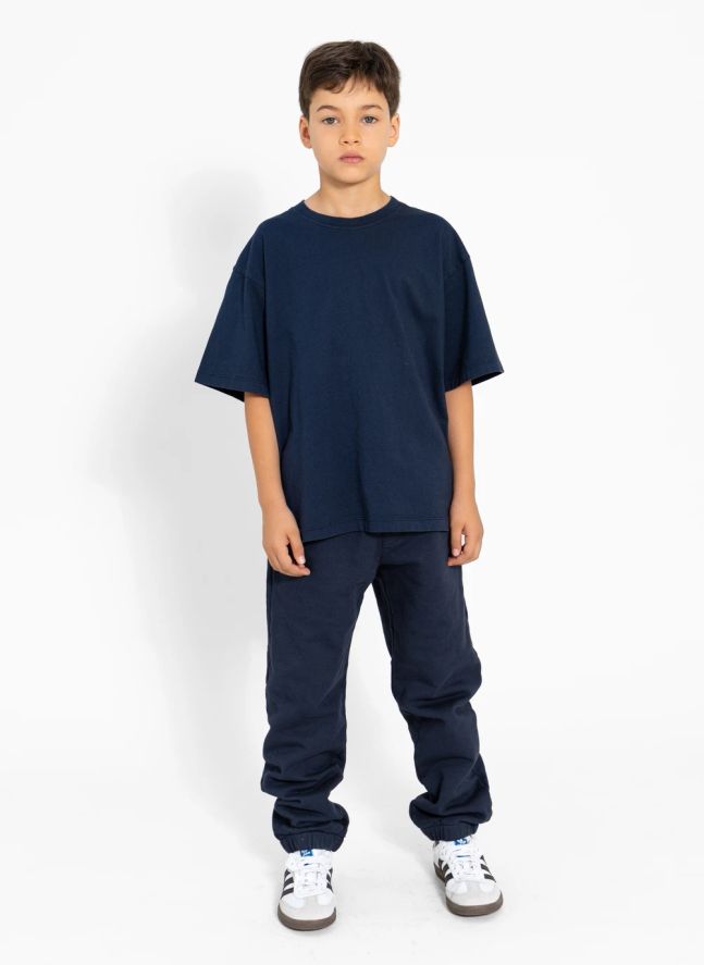 Jogger Clifton Coton Bio | Bleu marine