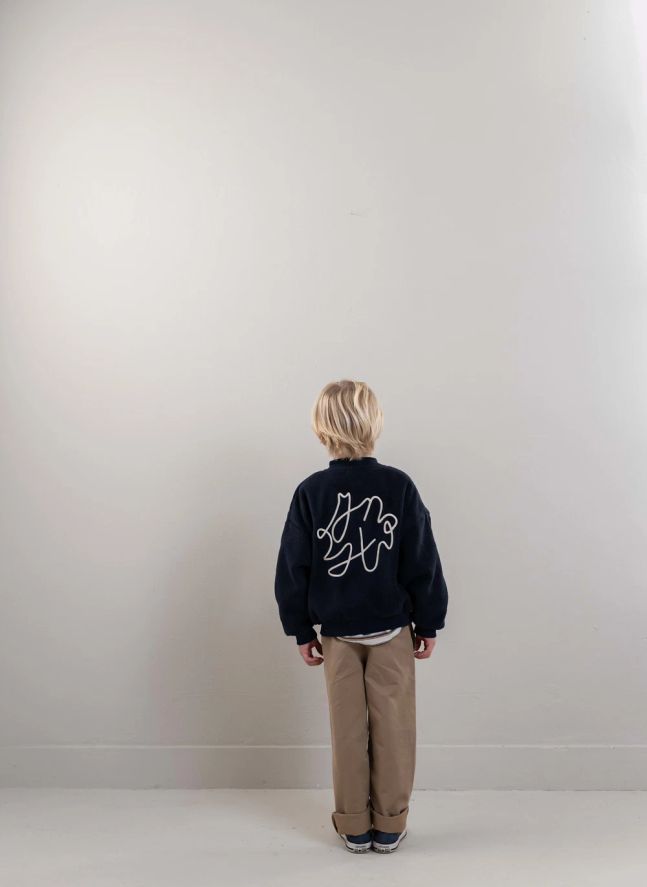 Sweat Zippé Jimmy | Bleu marine