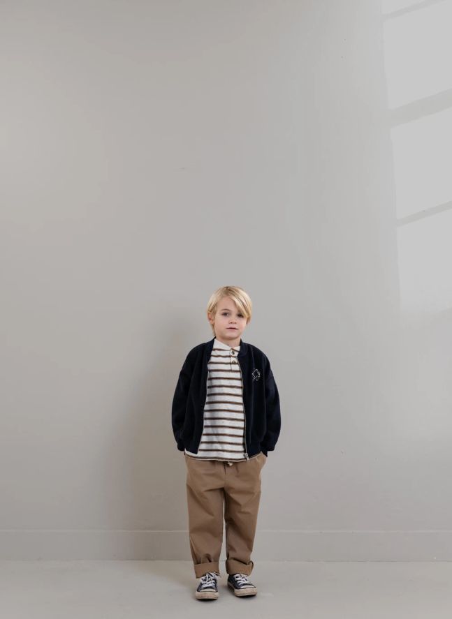 Sweat Zippé Jimmy | Bleu marine