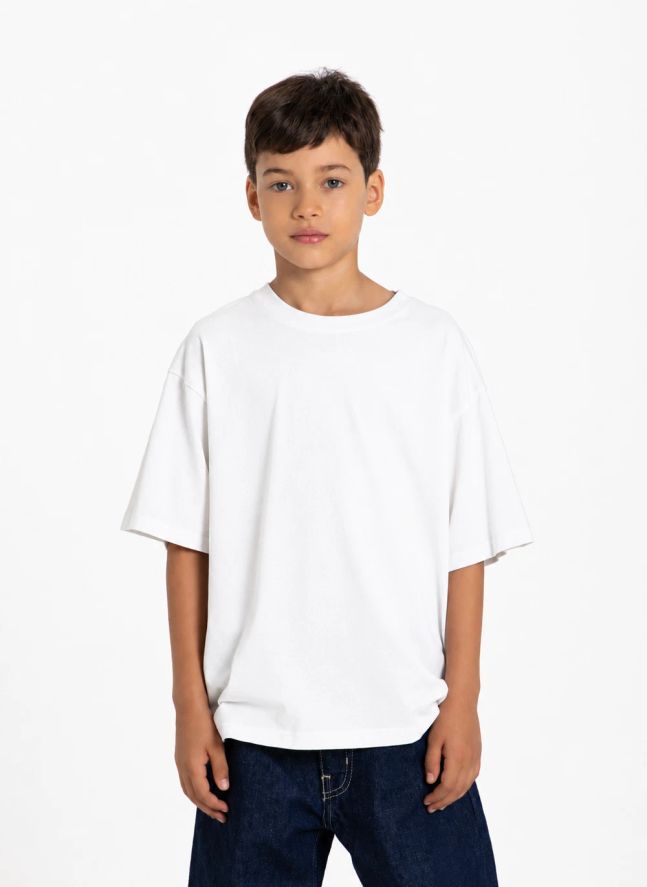 T-shirt Hillcrest Coton Bio | Blanc