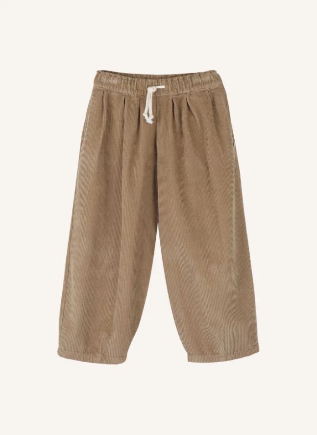 Pantalon Maggy Velours Côtelé Coton Bio | Caramel