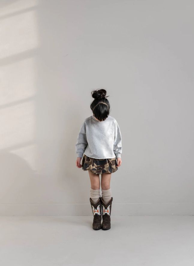 Betty Camouflage Cargo Skirt | Caramel