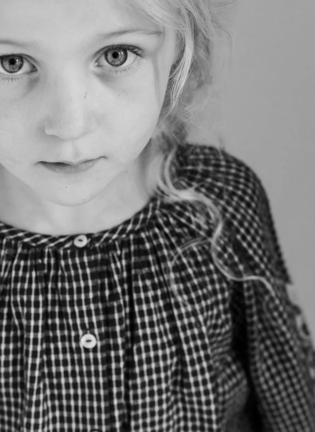 Coco Carreaux embroidered blouse | Burgundy