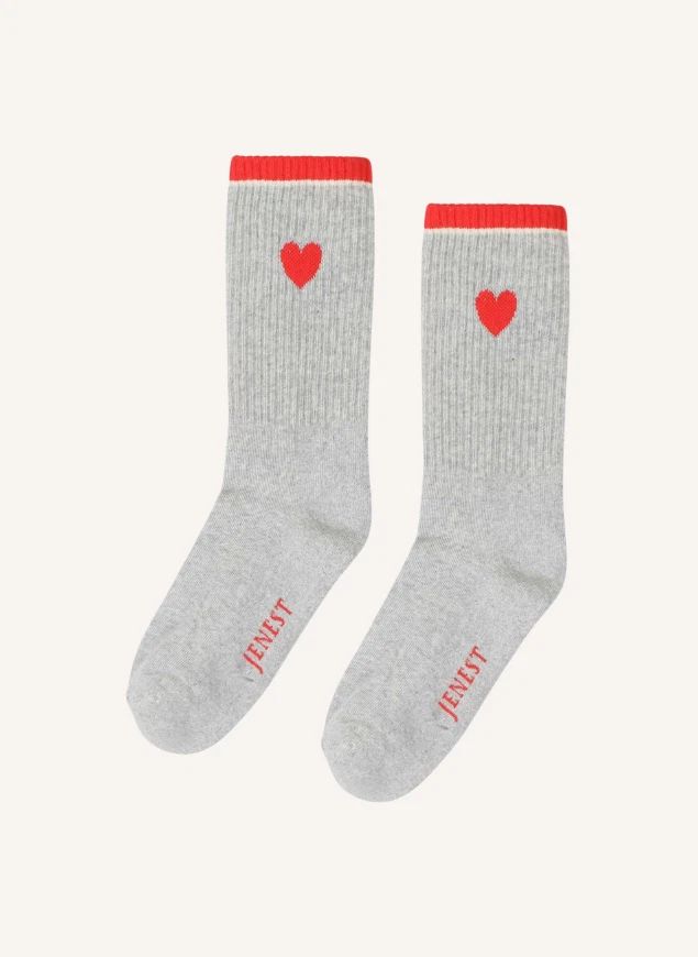 Chaussettes Fancy Sport Coton Bio | Gris chiné