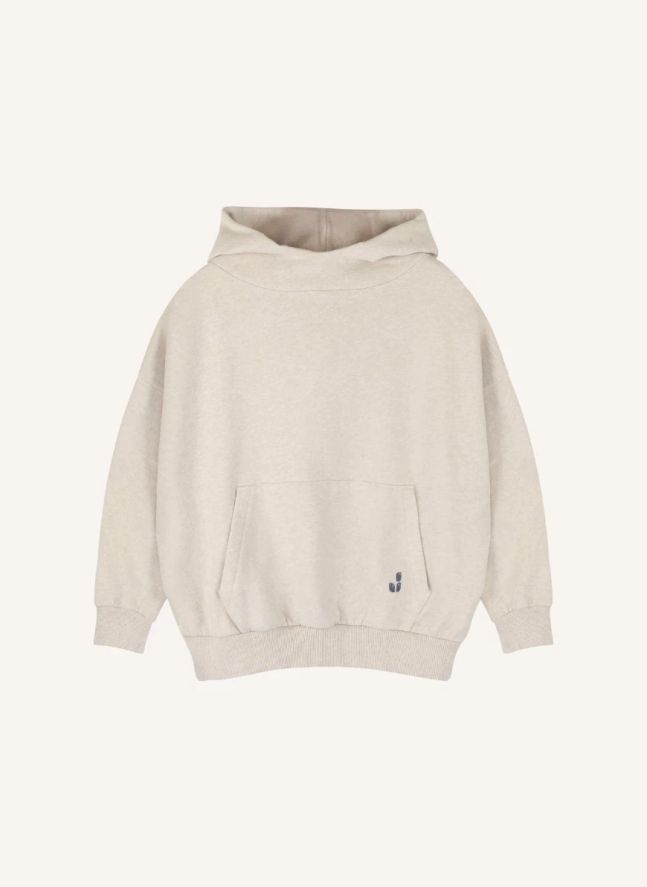 Sweat Capuche Chiné Chris Coton Bio | Beige