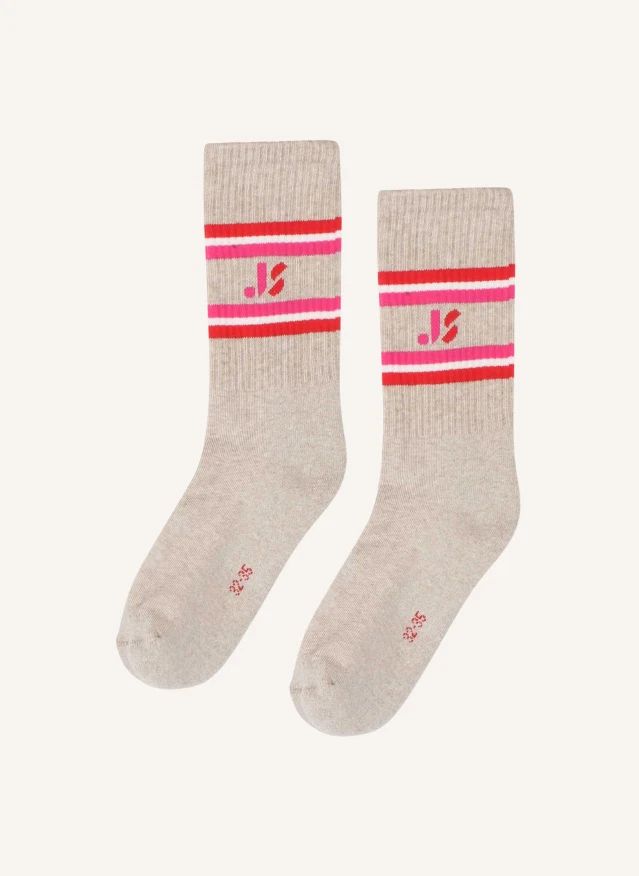 Chaussettes Chinées Js Sport Coton Bio | Beige