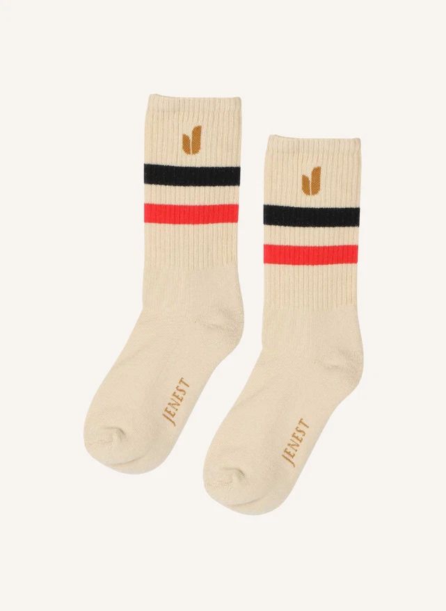 Chaussettes J Sport Coton Bio | Beige