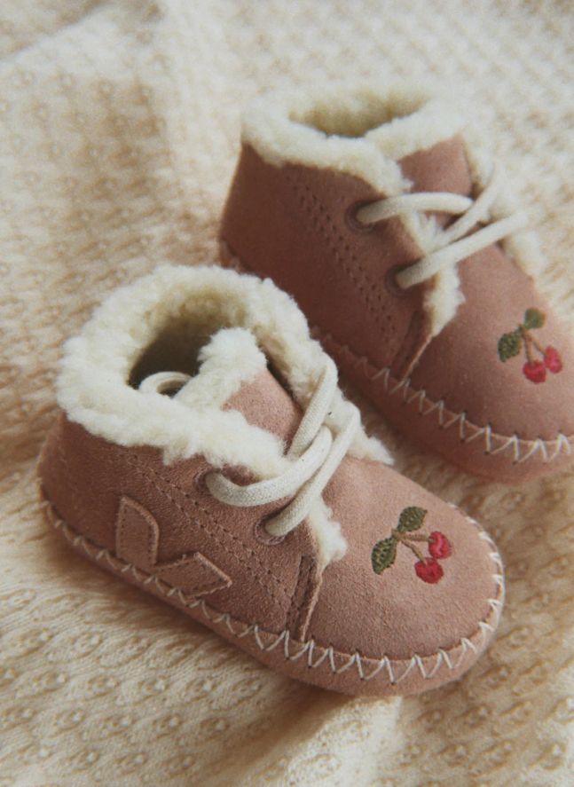 Baskets Baby Cerises - Veja x Konges Slojd | Rose