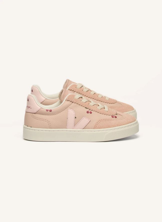   Baskets Small Volley Cerises - Veja x Konges Slojd | Rose