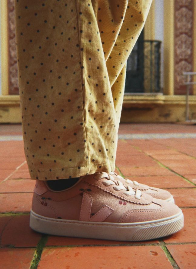   Baskets Small Volley Cerises - Veja x Konges Slojd | Rose