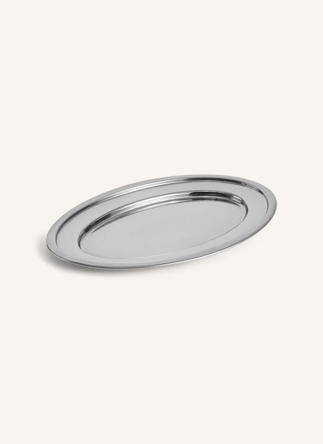 Plat oval en acier Essential | Acier