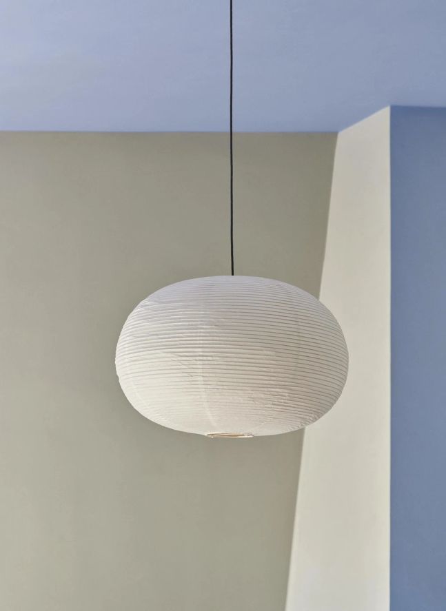Suspension en papier Ellipse | Blanc