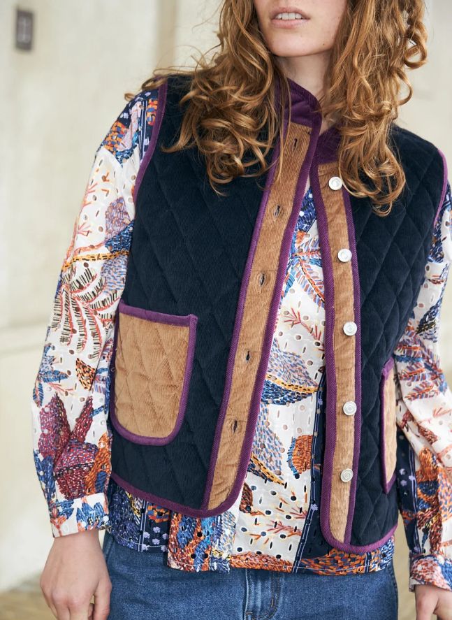 Veste Cairo Coton | Prune