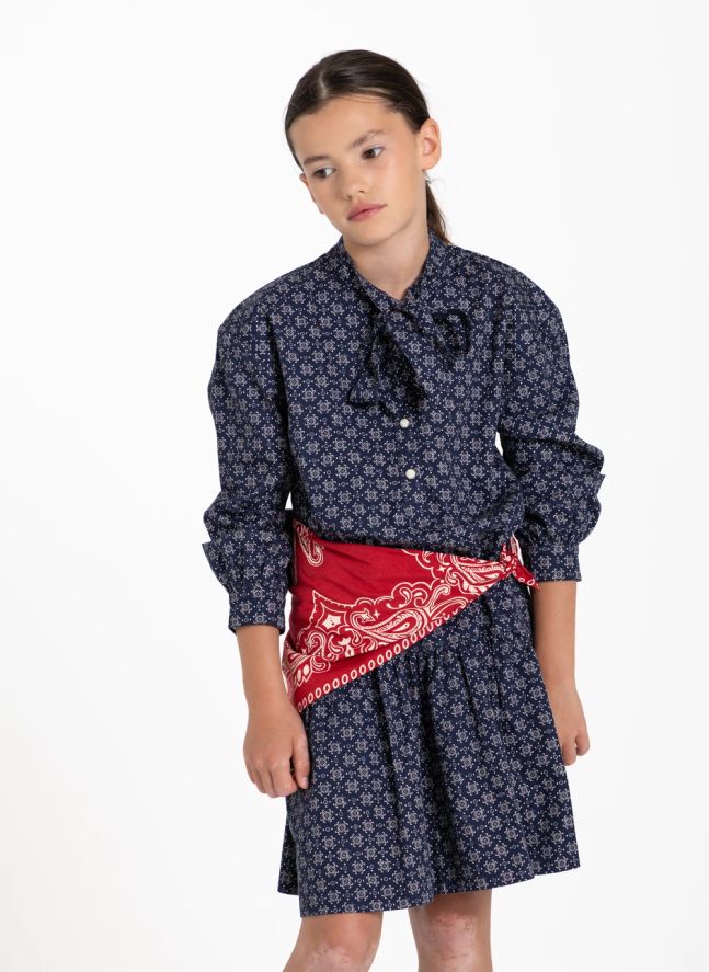 Foulard Elyne Bandana | Rouge foncé