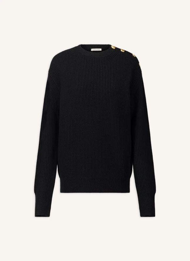 Pull Bobine Laine | Noir