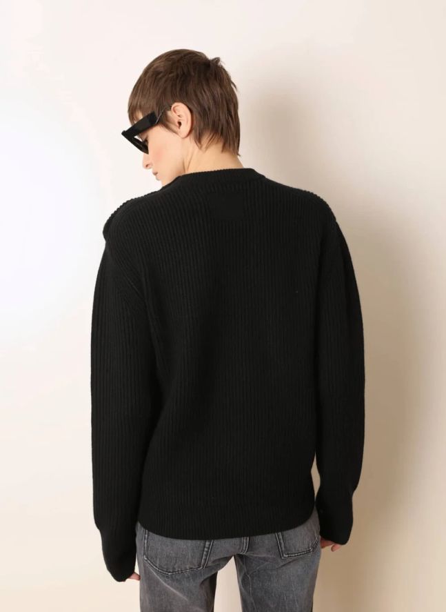 Pull Bobine Laine | Noir