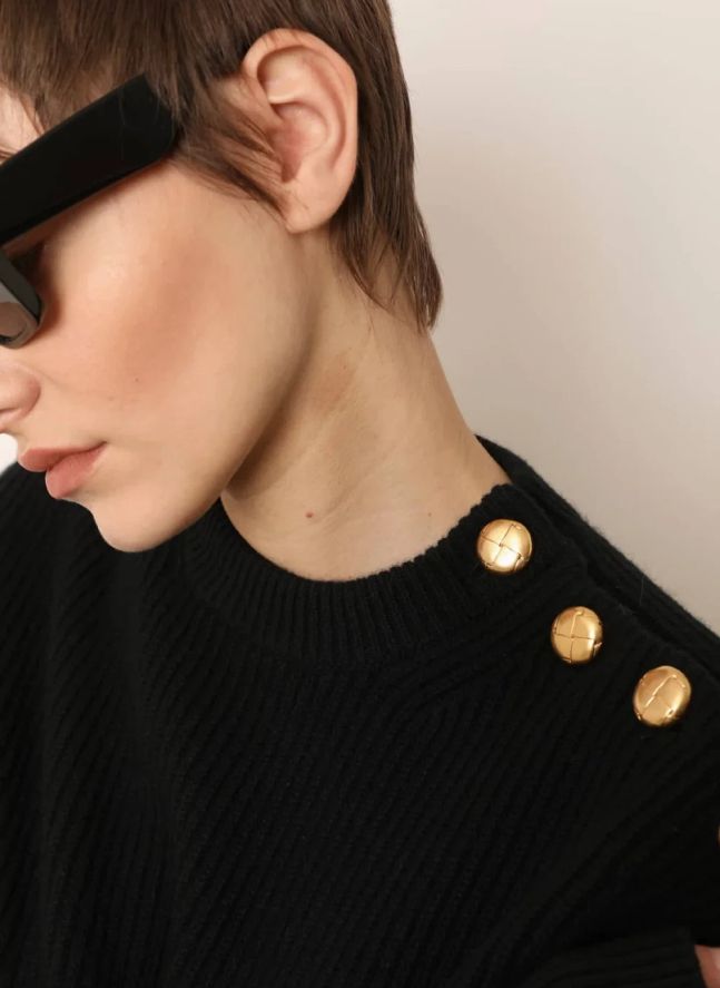 Pull Bobine Laine | Noir