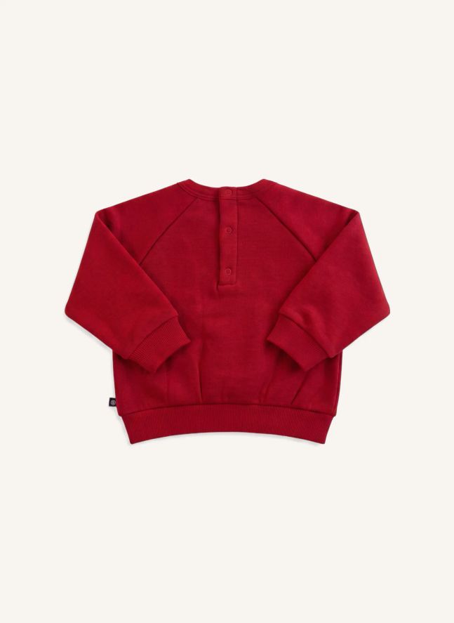 Sweat Renne | Rouge foncé