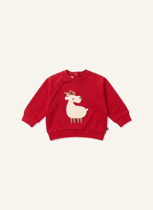 Sweat Renne | Rouge foncé