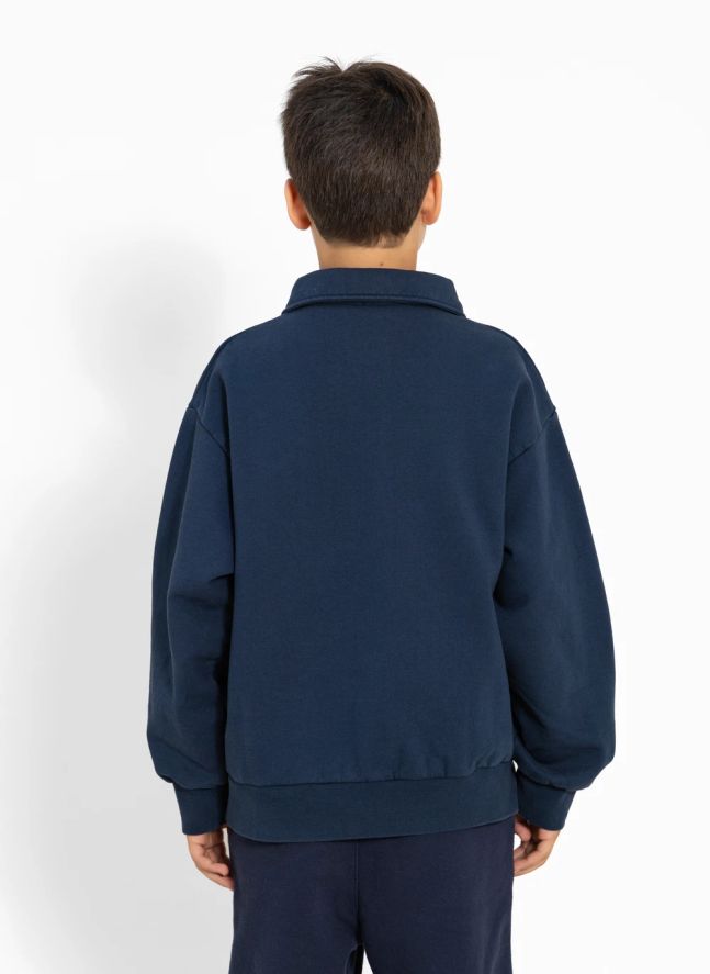 Polo Langford Coton Bio | Bleu marine