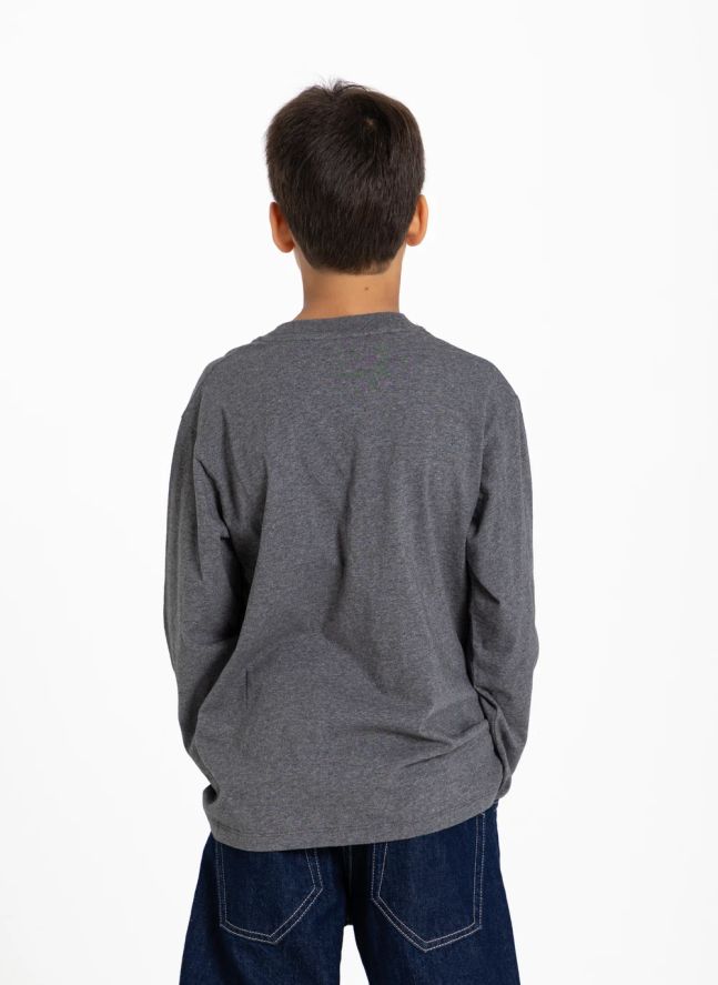 T-shirt Montague Coton Bio | Gris chiné