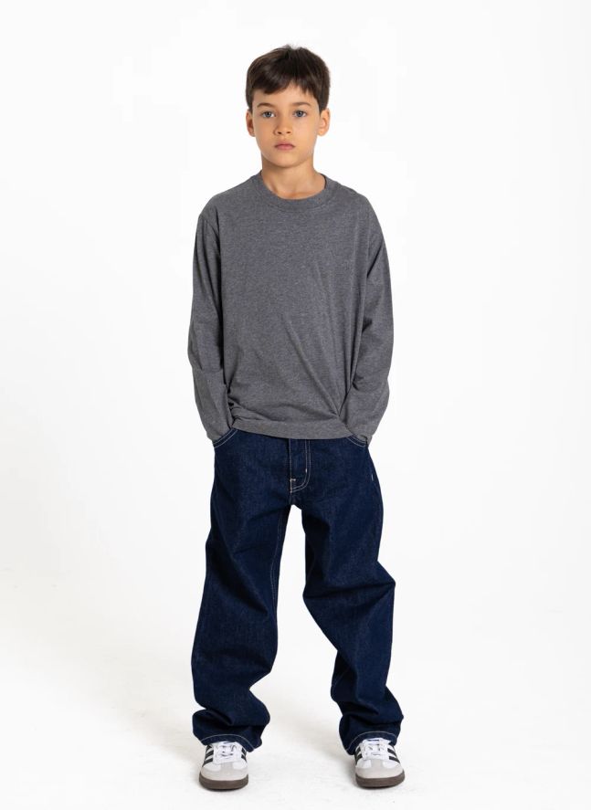 T-shirt Montague Coton Bio | Gris chiné