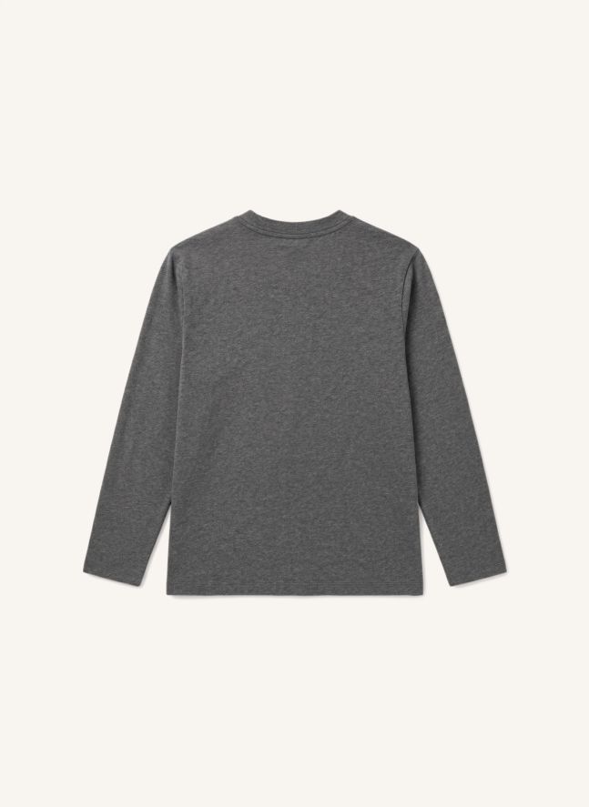 T-shirt Montague Coton Bio | Gris chiné