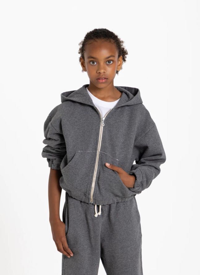 Jogger Thornfield Coton Bio | Gris chiné