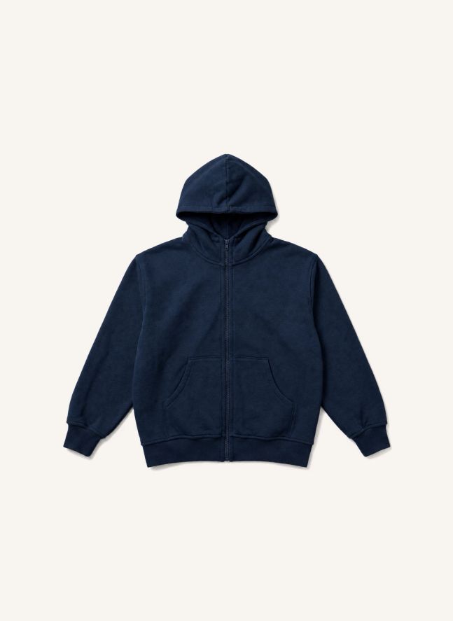 Sweat Whitmore Coton Bio | Bleu marine