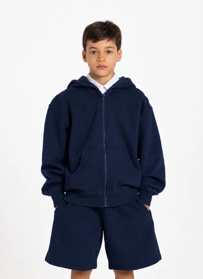 Sweat Whitmore Coton Bio | Bleu marine