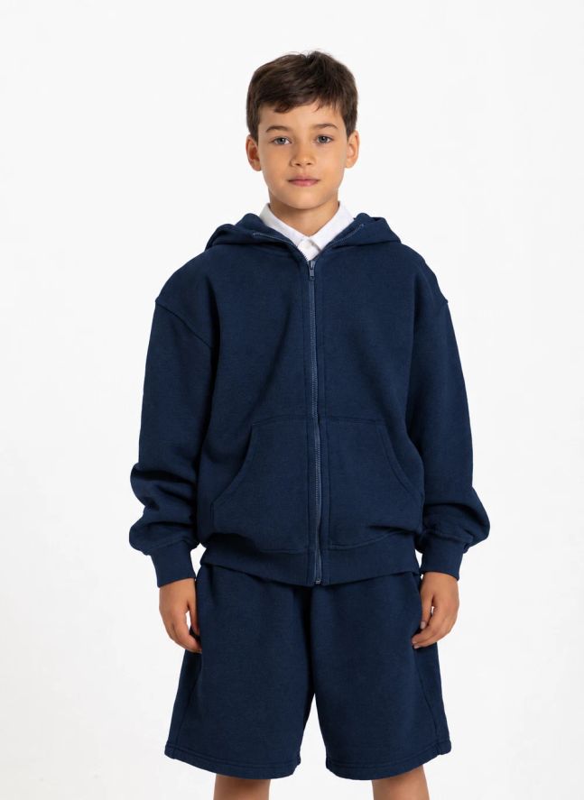 Sweat Whitmore Coton Bio | Bleu marine